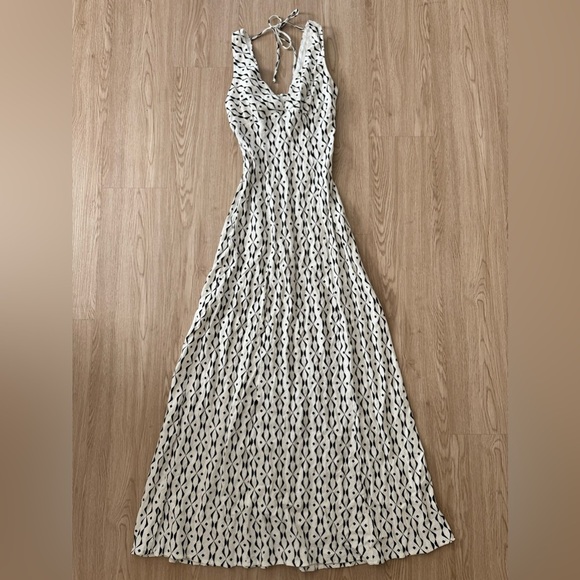 Princess Polly cotton linen geometric maxi dress nwot - Picture 5 of 5